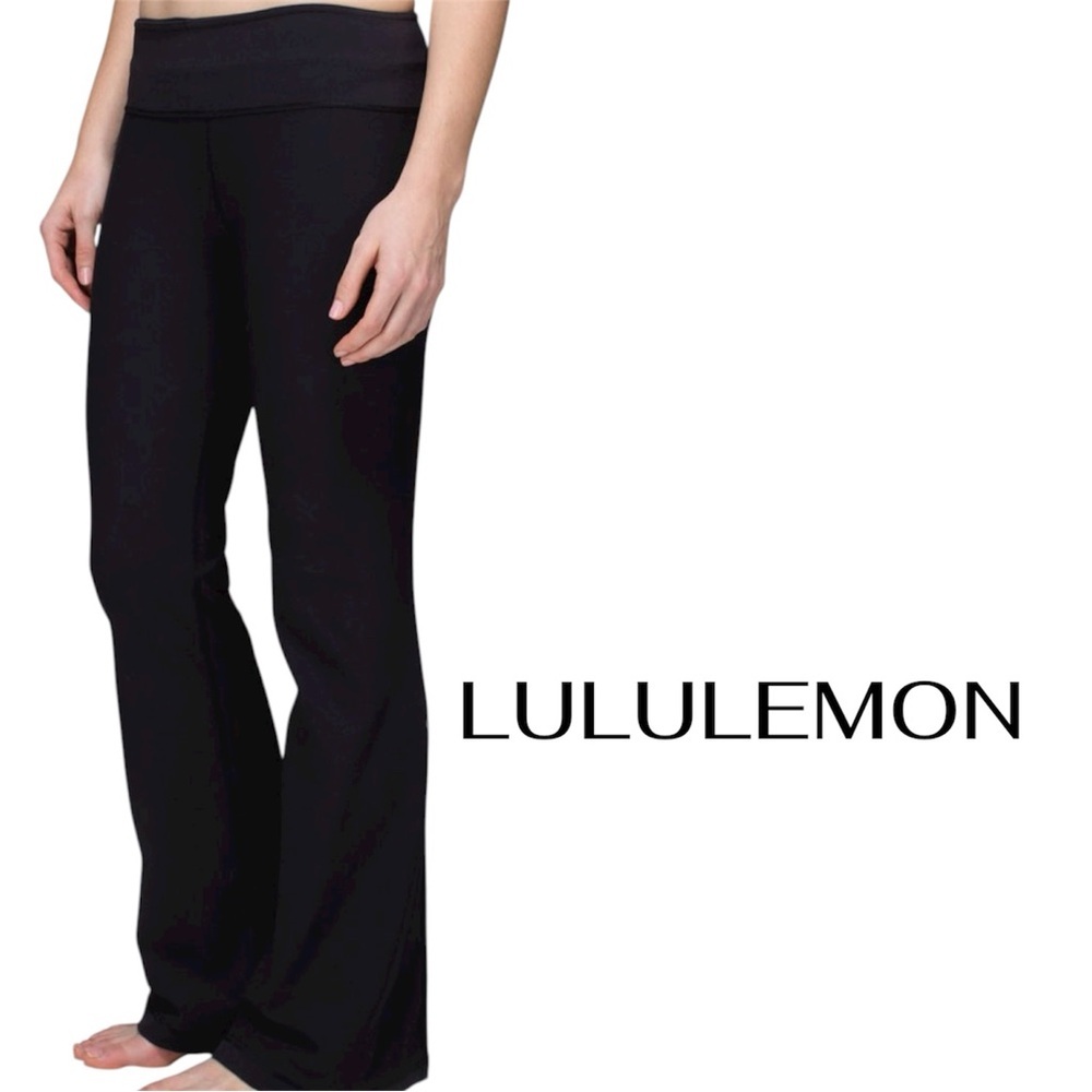 LULULEMON Thermal Groove Pant | Full on Luon | Black | Women’s 10